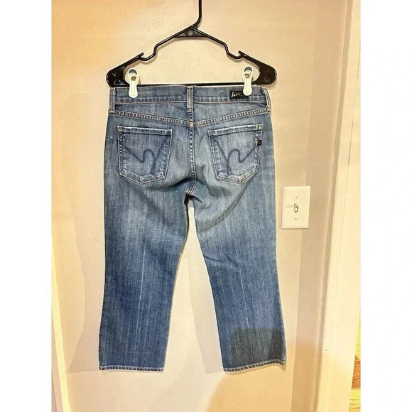 Citizens Of Humanity COH Kelly #063 Low Waist Cropped Jeans Size 29 - Picture 6 of 10